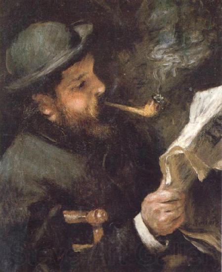 Pierre Renoir Claude Monet Reading Spain oil painting art
